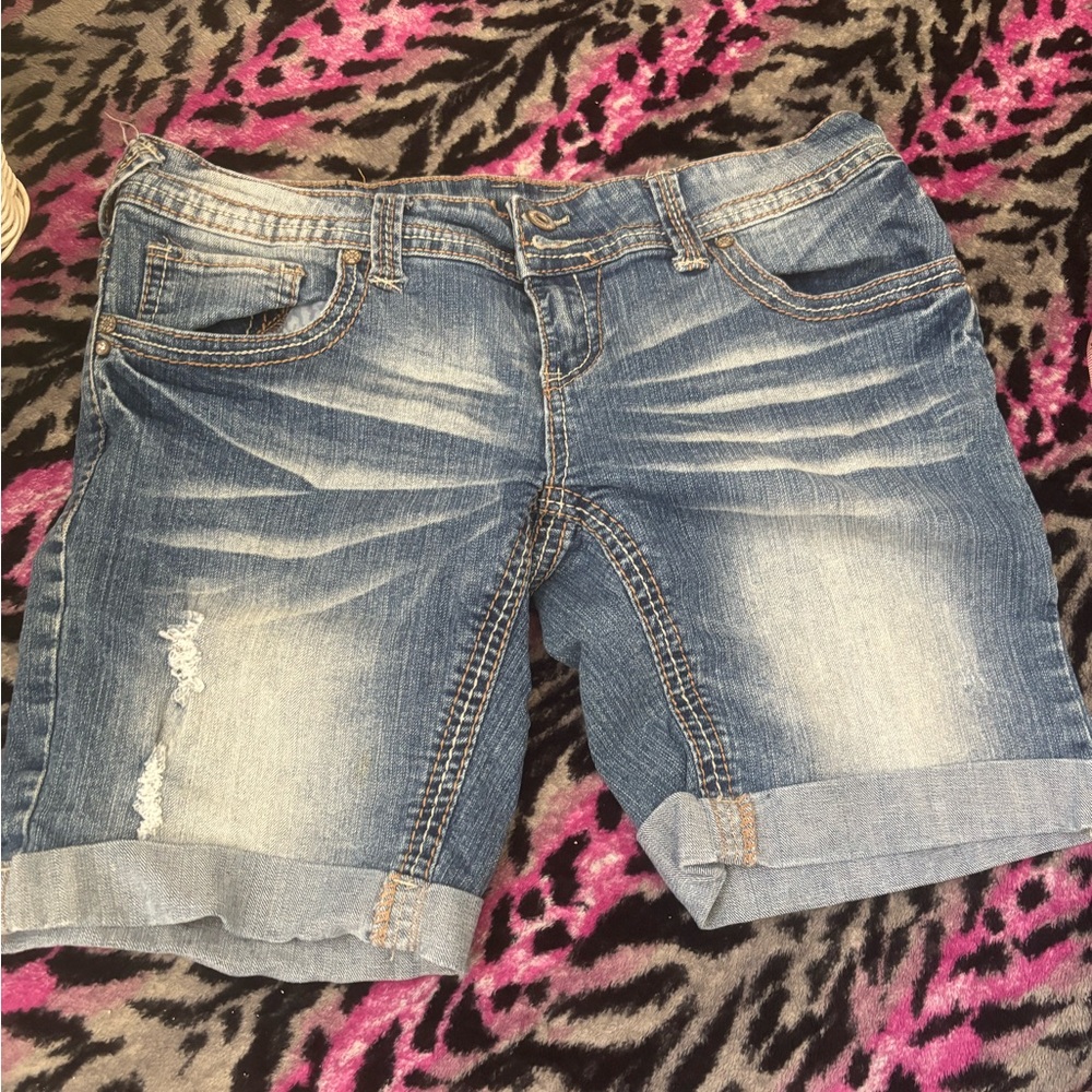 Denim Blue Women's Shorts